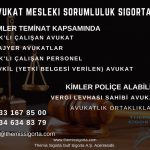 Avukatlar Mesleki Sorumluluk Sigortası İndirimi Hakkında